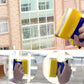 image of the double-sided window cleaner, emphasizing the cleaning pads and tool structure