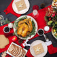 Disposable Scalloped Edge Tissue Napkins Set (120 Pc)