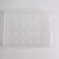 Plastic Egg 24 Grid Storage Container Holder Refrigerator Egg Tray Holds 24 (1 Pc)