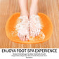 Yellow Silicone Bath Massage Cushion – Suction Cup Exfoliating Foot Scrubber & Mat