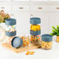 Leak-proof airtight jar for pantry organization