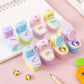 Fun toilet sharpener set, includes pencil sharpener and eraser
