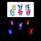 Fiber optic mini light changing colors