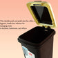  Apex Push N Pedal Plastic Dustbin 10L Capacity - specs detail shot