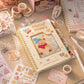 cartoon cover writing notebook diary