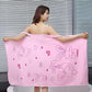 Soft & Absorbent Microfiber Bath Towel Wrap with Shoulder Straps (1 Pc)