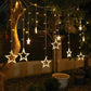 LED Curtain String Lights LED Christmas Light Indoor and Outdoor Light (Warm White / With Box)