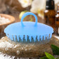 Gentle silicone head massage brush