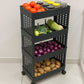  4-Layer Plastic Storage Rack Wheels - feature