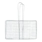 Heavy-Duty Stainless-Steel Barbecue Grill Basket (1 Pc)