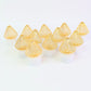 12 Candle Lights with Golden Net Cover