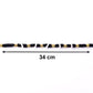 Handmade Black Bracelet Rakhi with White Beads (1 Pc)