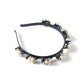 girls pearl flower headband