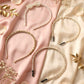 Trendy pearl beaded hair band