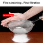 Mesh Sieve Quality Stainless Steel Fine Mesh Strainer with Sturdy Handle and Hook