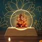 Premium 3D Lord Ganesha Acrylic LED Night Lamp (1 Pc)