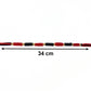Handmade Black and Red Bracelet Rakhi for Brother (1 Pc)