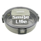 Miracle Stainless Steel Round Lunch Box (450 ML + 250 ML Approx)