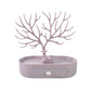 Compact jewellery holder rack with drawer open showing storage India