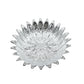 Decorative tray with silver plastic finish for festive occasions India