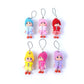 Decorative mini doll keychain combo