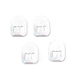 Multipurpose Strong Cartoon Hook Self-Adhesive hooks (4 Pc Set)