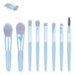 8-Piece Mini Makeup Brush Kit – Portable Premium Synthetic Set with Case (Mix Colors)