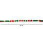 Cute Designer Rakhi with Red and Green Thread Beads (1 Pc)