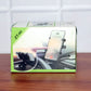 Compact rotating phone holder for vehicles