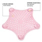 Baby Pink Silicone Star Shaped Sink Filter Bathroom Hair Catcher Drain Strainers