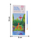 Kids Water Colour Painting Book with Brush (1 Set, 12 Pages)