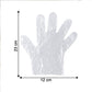 Disposable Clear Plastic Gloves (100  Pc, Medium)