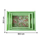 Supermom Floral Printed Multipurpose Serving Tray Set (3 Pc Set)