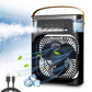  Portable Air Cooler Fan with 7-Color Light – Personal AC Fan - scale and size reference