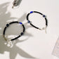 Unisex Black Evil Eye Bracelet Set 