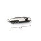 Stainless steel cutlery set with 5 functions for picnics