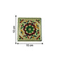 Handicraft Wood Chowki for Pooja , Wooden Bajot (2 Pc / Mix Descign & Color)