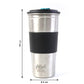 Portable stainless tumbler