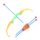 Plastic Archery Bow Arrow Toy Set with single knife and 3pc Arrow and Target Board