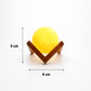 LED Ball Night Lamp with Wooden Stand (1 Pc)