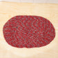 Stylish Oval Floor Mat – (1 Pc, 50x30 Cm)