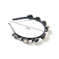 designer black hair band