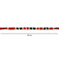 Traditional Handmade Red Black Thread Rakhi for Brother (1 Pc)