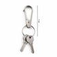 Heavy Duty Metal Keychain Clip with Key Ring, Key Clasp (1 Pc)