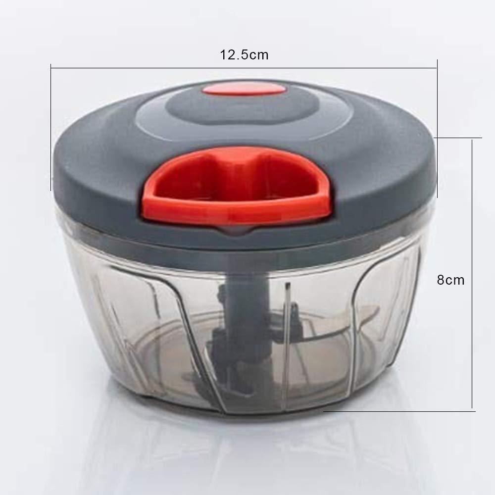 080 Manual Food Chopper Compact  Powerful Hand Held Vegetable Chopperblender
