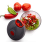 080 Manual Food Chopper Compact  Powerful Hand Held Vegetable Chopperblender