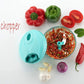 080 Manual Food Chopper Compact  Powerful Hand Held Vegetable Chopperblender