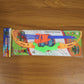 Plastic Archery Bow Arrow Toy Set with single knife and 3pc Arrow and Target Board