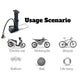 Double Cylinder Foot Air Pump (1 Set)