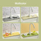 Silicone Faucet Splash Guard Pad Kitchen & Bathroom Sink (1 Pc / Mix Design & Size)